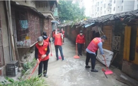 志愿者队伍参与抗疫爱卫“五大清洁行动”